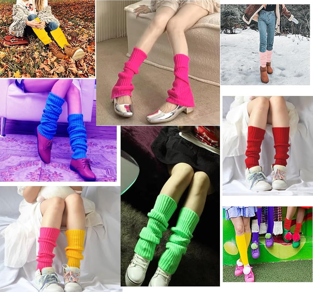 CHUNG Women Juniors Knitted Leg Warmers 16 CHUNG Women Juniors Knitted Leg Warmers 16